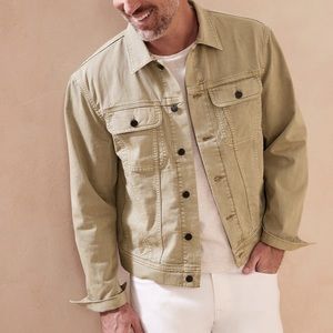Mens Banana Republic Mill Valley Surplus Trucker Jacket